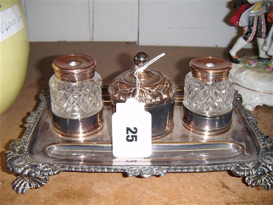 Plated inkstand